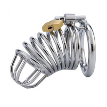 Metal Chastity Cage 40mm Size for Men Extreme Chastity Belt Cage Comfortable Penis Cage SM Bondage Fetish Toy