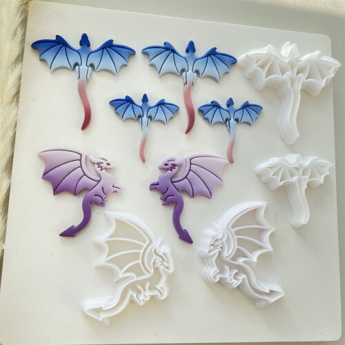 2Pcs Halloween Themed Clay Earring Cutter for Jewelry Making-S 1