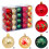 Christmas Decorations Plastic Ornaments Colorful Designs Gift-1 1