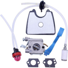 Powerful Performance Upgrade, Husqvarna 125B 2-Cycle Gas Powered Blower Vacuum, All-In-One Kit, Engine Reliability Assurance, Carburetor Kit And Fuel