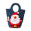 Spacious Holiday Denims Bag Christmas Decoration Storage-elder 1