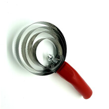 Multifunctional Livestock Hair Cleaning Brush Stainless Steel And PP Construction Red Four Circle Design Easy To Clean