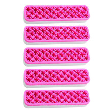 5Pcs Convenient Storage Box for Makeup Accessories Craft-Pink