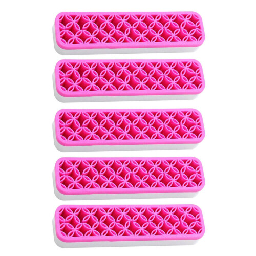 5Pcs Convenient Storage Box for Makeup Accessories Craft-Pink