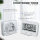 Family Friendly Shower Clock Bathroom Timer Clock-White 5