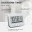 Family Friendly Shower Clock Bathroom Timer Clock-White 7