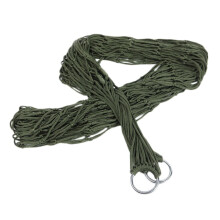 Outdoor Hammock Lightweight Nylon Single Camping Hammock with Mesh for Hiking and Travel