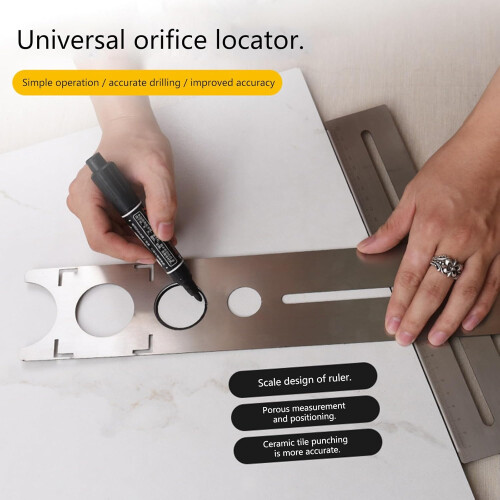 Tile Locator Multifunctional Adjustable Tile Fixing Ruler For Wall Marking And Sticker Positioning 1