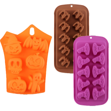Easy Release & Non-Stick, Food-Grade Silicone, Novelty Shaped Ice Maker For Whiskey Cocktails Drinkers, Bartenders, Easy Release Silicone Skull Molds,
