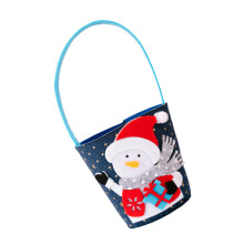 Christmas Gift Bag Holiday Handbag with Handle Reusable-snowman