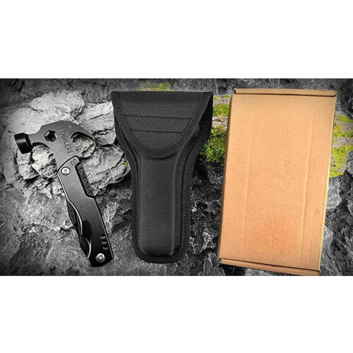 Folding Claw Hammer with MultiTool Functionality for Emergency Car  and Men Gifts 1