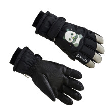 Gants chauds pour femmes et filles, coupe-vent, pour-Noir