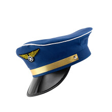 Chapeau de capitaine militaire pour hommes, chapeau de-Bleu