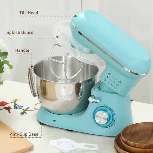 6-Speed Kitchen Stand Mixer for Baking & Dough Mixing 2