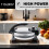 Electric Roti Maker Automatic Chapati Maker with Adjustable Temperature 2000W Nonstick Double Heating 4