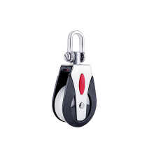 Sailboat Pulley Block 316 Stainless Steel Single Sheave for 12mm Rope 1500Lbs Load Capacity