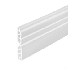 Door Seal Strip 100cm White for Energy Saving and Noise Reduction, Triple Layer Waterproof Seal
