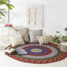 Gobelin inspirowany stylem boho, etniczny, dekoracyjny gobelin miejski, gobelin w stylu boho do akademika w stylu indyjskim, z możliwością prania