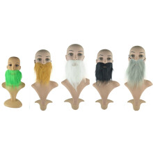 Party Supplies for Festive Gatherings, Fake Beards with Adjustable Elastic Band and Easy to Wear Design, Beard Mustache Set for Fun Disguise Game and