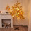 Φθινοπωρινό δέντρο με φωτισμό 24 LED, σφένδαμος που λειτουργεί με μπαταρία και 7