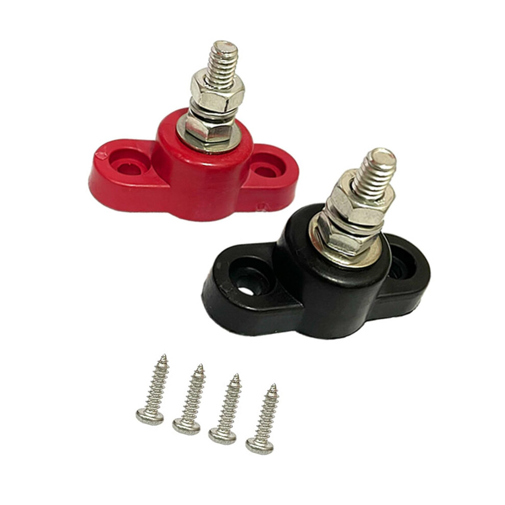 Power Distribution Block 50A Marine And Automotive Battery Terminal With Rustresistant Hardware 9365049324755