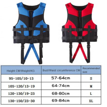 Chaleco salvavidas infantil para practicar natación, construcción de espuma suave con cierre ajustable, entrenador de flotabilidad de neopreno con