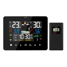 Digital Weather Station Multifunction Alarm Thermometer Hygrometer With Touch Screen And MultiDisplay Wireless Sensor