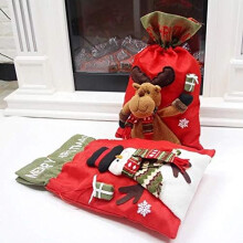 Christmas Magic Unfolds With Drawstring Christmas Bags, Ideal For Festive Joy