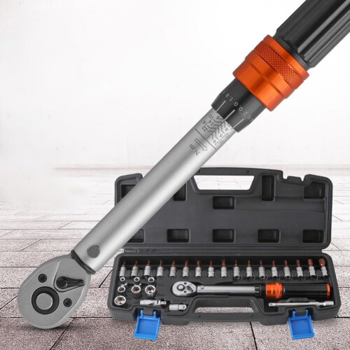 1/4 Drive Torque Wrench Set 28Piece 224 N m Maximum Torque Motorcycle Socket Spanner  Kit 2