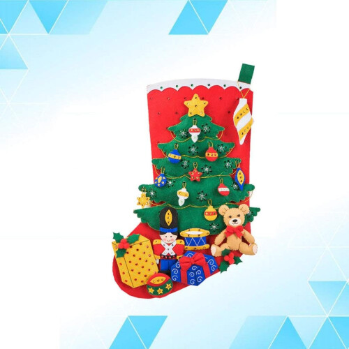 Festive Design Christmas Stocking Kit, Stimulating Creativity And Hands-On Learning For A Personalizable Gift