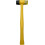 Soft Hammer With Ergonomic Handle, Rubber Head, Red, Versatile General Purpose Tool For Carpentry And Crafting 2