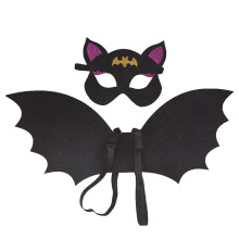 Bat Wing Dress Up Accessories for Themed Celebrations, Lightweight Mysterious and Cool Aesthetic, Comfortable and Easy to Wear Soft Chiffon Material,