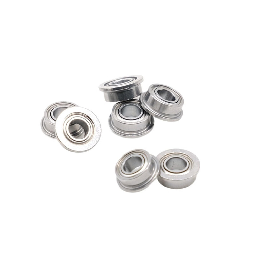 Mf63zz Flange Ball Bearings 3X6x2.5mm 10Pc Double Shielded Speed Miniature Flanged 9412369377388