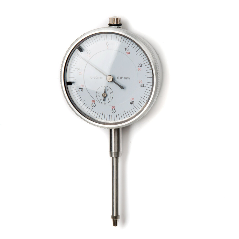 030Mm Dial Indicator Dti 0.01Mm Resolution Large Dial Clock Gauge For Precision Measurements 9365049326032
