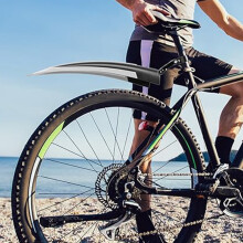 Guardabarros universal para bicicleta, guardabarros delantero y trasero para montaña, diseño de liberación rápida, juego de guardabarros