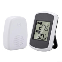 Wired Digital Weather Monitoring System Indoor/Outdoor Temperature Sensor RealTime Data Home Compatibility
