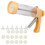 (As show, One size) Cookies Biscuits Maker Cake Cream Pastry Decorating Nozzle Set Kitchen Baking Tools Yellow 1