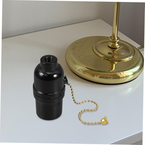 E27 Pull Chain Light Socket Replacement Lamp Holder for Floor and Table Lamps, Easy Installation 2