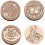 2Pieces Vintage Seal Stamp Head Replacement-03.05 combination 2