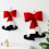 Thick Velutinous Christmas Deck Soft Ribbon Bends-60cm 5