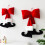 Thick Velutinous Christmas Deck Soft Ribbon Bends-60cm 3