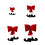Thick Velutinous Christmas Deck Soft Ribbon Bends-60cm 2