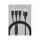 3 in 1 Charging Cable with Retractable Design, Universal Compatibility Multi Phone Charger for iOS Android Type C Devices, Fast Charging Cable Nylon B 3