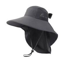 Chapeau de pêcheur unisexe, chapeau de sport,-PF027 gris foncé