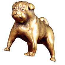 Traditional Bronze French Rottweiler Decoration-Magical Fight