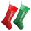 Christmas Stocking Decoration Large Capacity Present Bag-Red 2