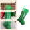 Christmas Stocking Decoration Large Capacity Present Bag-Red 5