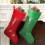 Christmas Stocking Decoration Large Capacity Present Bag-Red 7