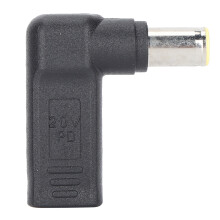 PD-Emulator-Trigger USB-C-auf-DC-Stecker-Adapter, rechtwinkliger PD-Anschluss, hochwertige Materialien, kompakt und leicht zum Laden von Laptops