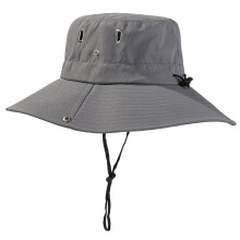 Chapeau seau Portable, chapeau de pĂŞcheur-gris moyen